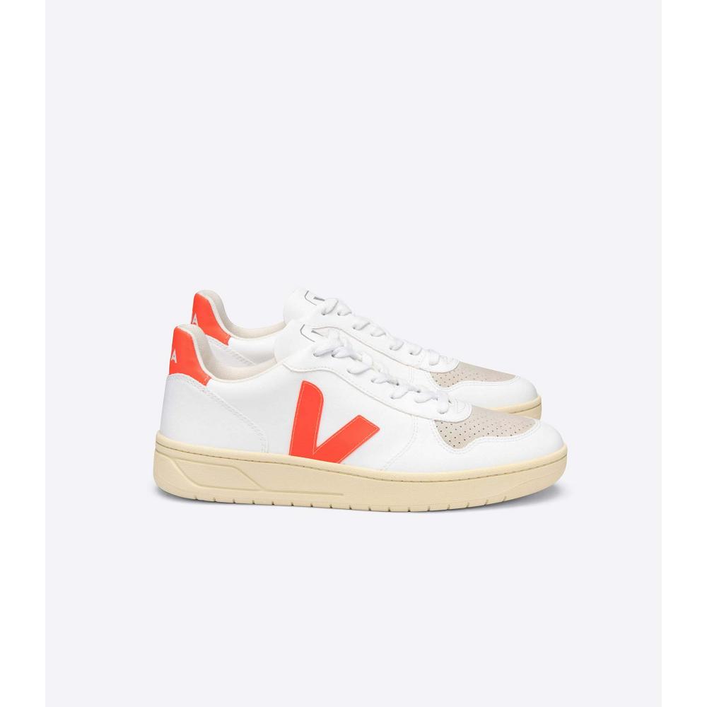 Pantofi Barbati Veja V-10 CWL White/Orange | RO 280LIS